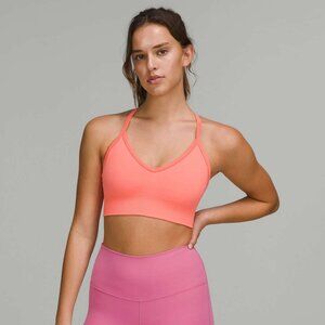 NWT Lululemon Ebb to Street Bra - Raspberry Cream